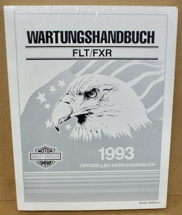 Harley original Wartungshandbuch Evo FLT/FXR Werkshandbuch Service manual 93