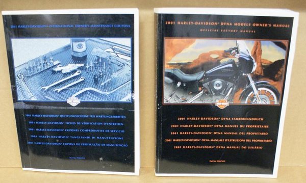 Harley original Fahrerhandbuch Owners manual Dyna Modelle 2001