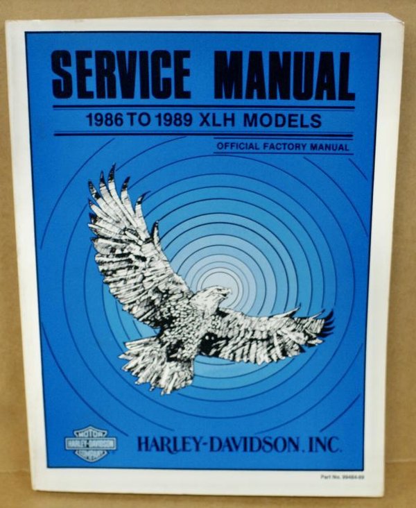 Harley original Wartungshandbuch Sportster XL Werkshandbuch Service manual 86-89