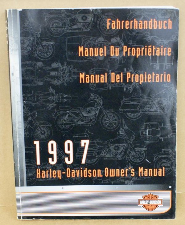 Harley original Fahrerhandbuch owners manual all Models alle Modelle 1997