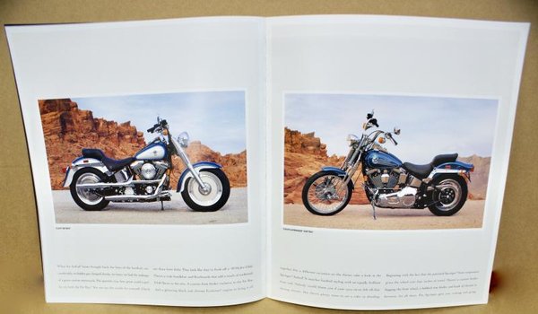 Harley original Fahrzeug Prospekt Catalog international Prestige alle Modelle 94