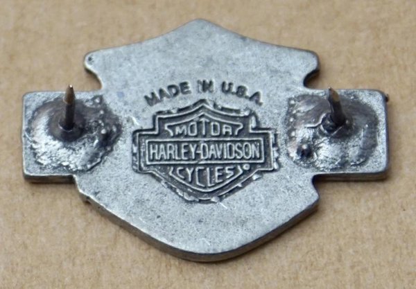 Harley original  Pin Anstecker Anstecknadel  Bar & Shield antik