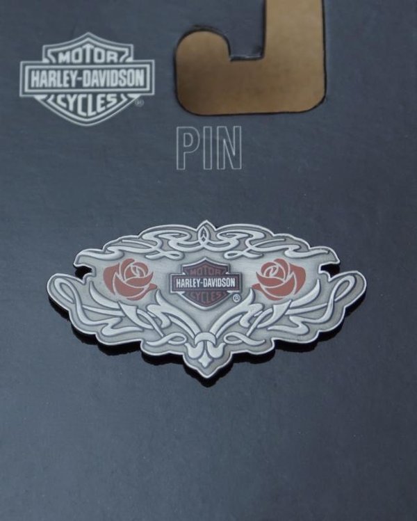 Harley original Pin Anstecker Anstecknadel Rose