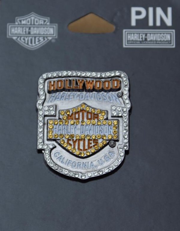 Harley original Dealer Händler Pin Anstecker Anstecknadel Hollywood Glammer