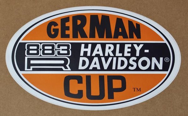 Harley original Aufkleber Decal  Sticker German Sportster Cup 883R