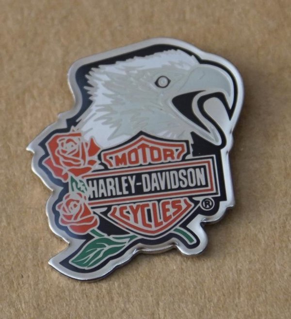 Harley original  Pin Anstecker Anstecknadel  Screamin Eagle Rose