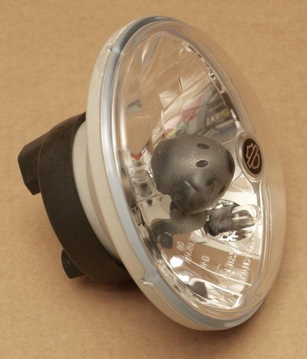 Harley original Scheinwerfer Einsatz Klarglas Headlight Refledctor 5 3/4 ZOLL