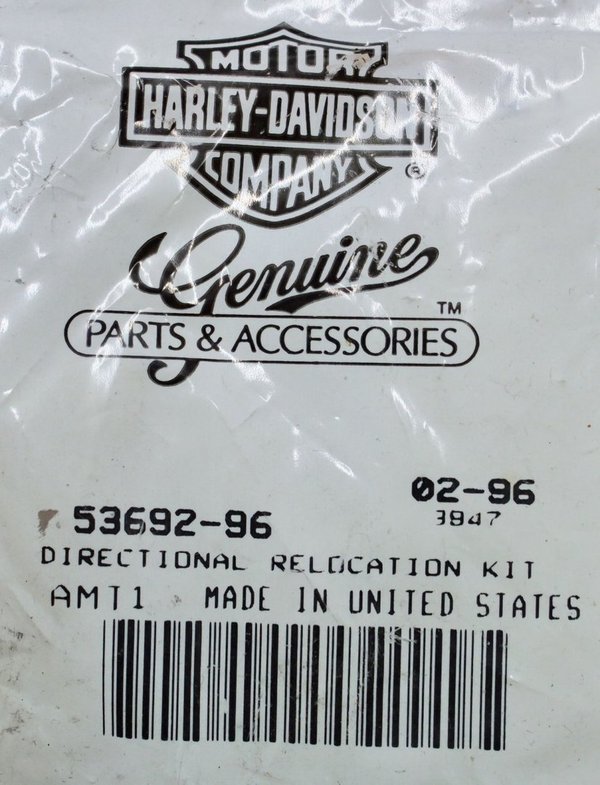 Harley original Blinker Verlegungskit hinten Directional Relocation Kit Softail